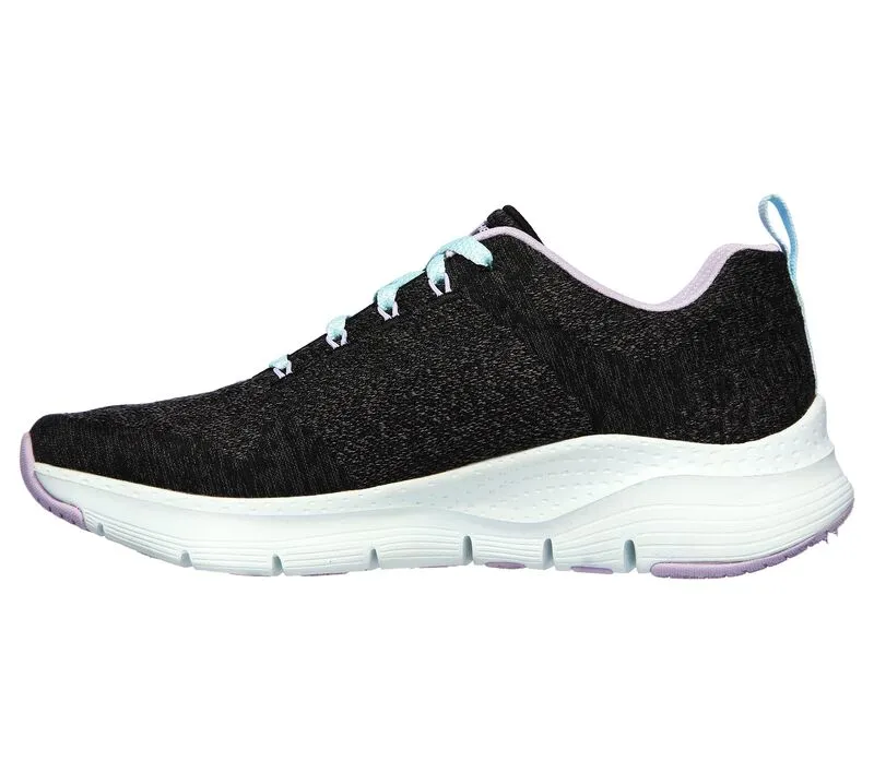 'Skechers' Women's Arch Fit-Comfy Wave - Black / Lavender