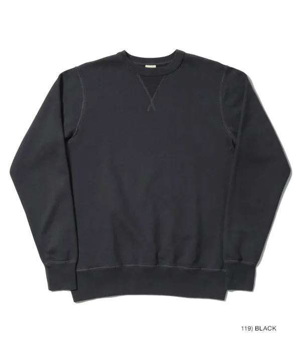 SUGARCANE BUZZ RICKSON SET-IN CREW NECK SWEATSHIRT - BLACK