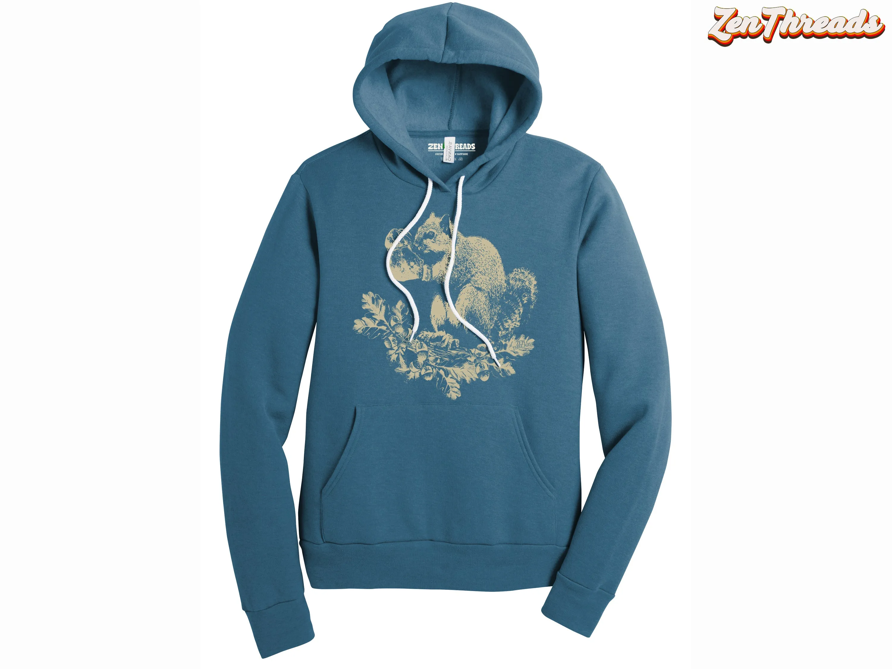 Unisex Boxing SQUIRREL Pullover Hoody Soft Fleece Sweatshirt Bella Canvas 3719 boxer rodent gift mens womens