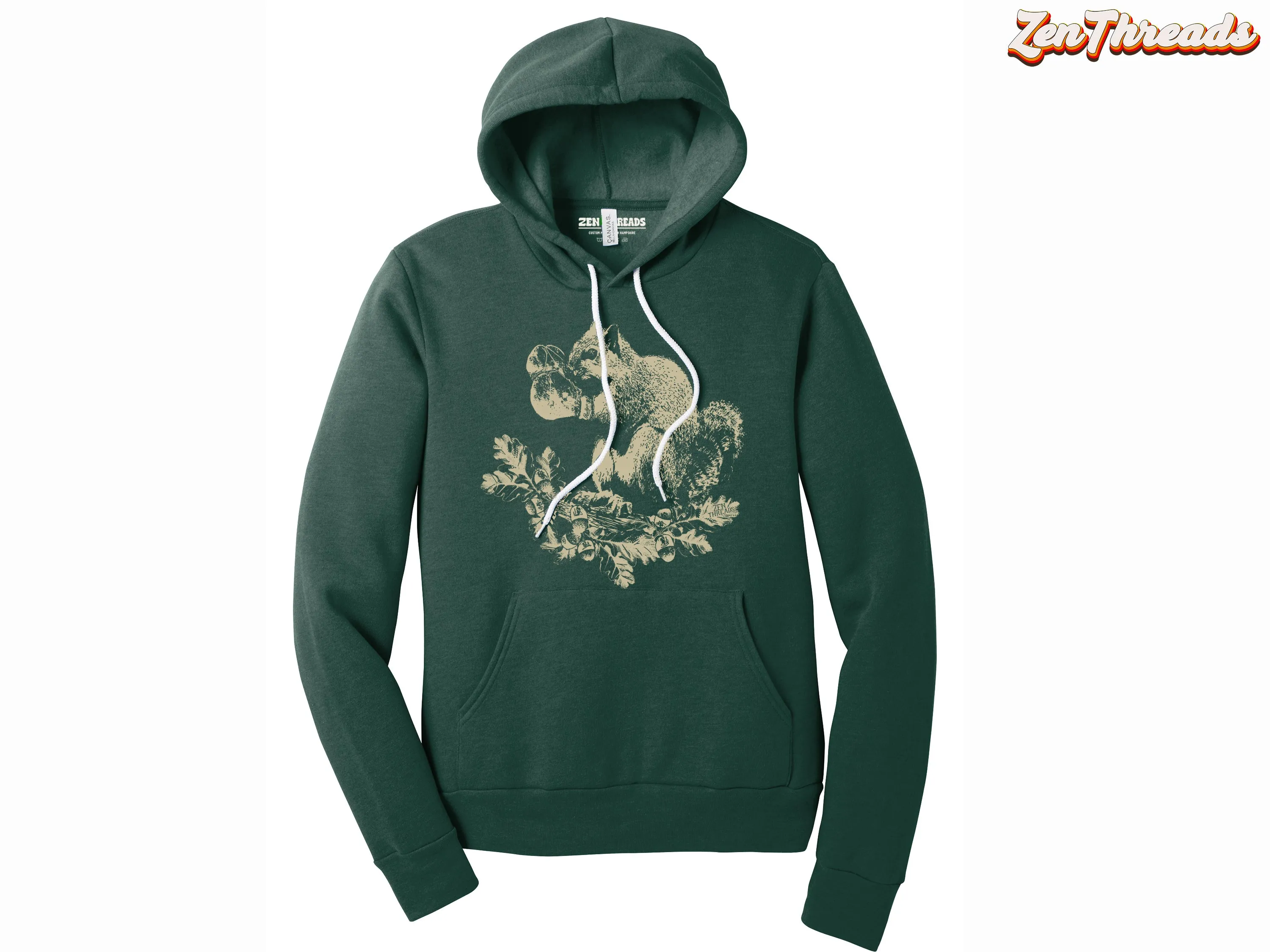 Unisex Boxing SQUIRREL Pullover Hoody Soft Fleece Sweatshirt Bella Canvas 3719 boxer rodent gift mens womens