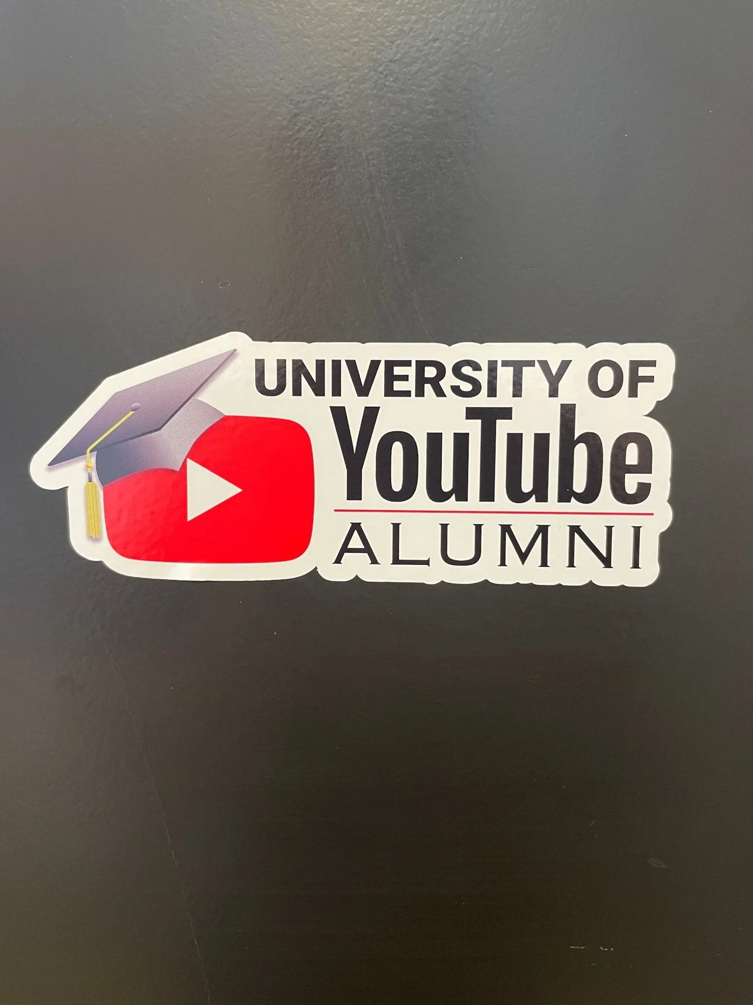 University of YouTube Alumni sticker