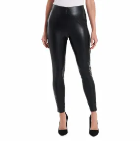 Vince Camuto Apparel STRETCH PLEATHER PULL ON PANT 060/RICH BLACK