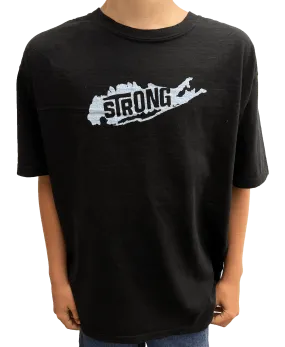 Youth Long Island Strong Black T shirt